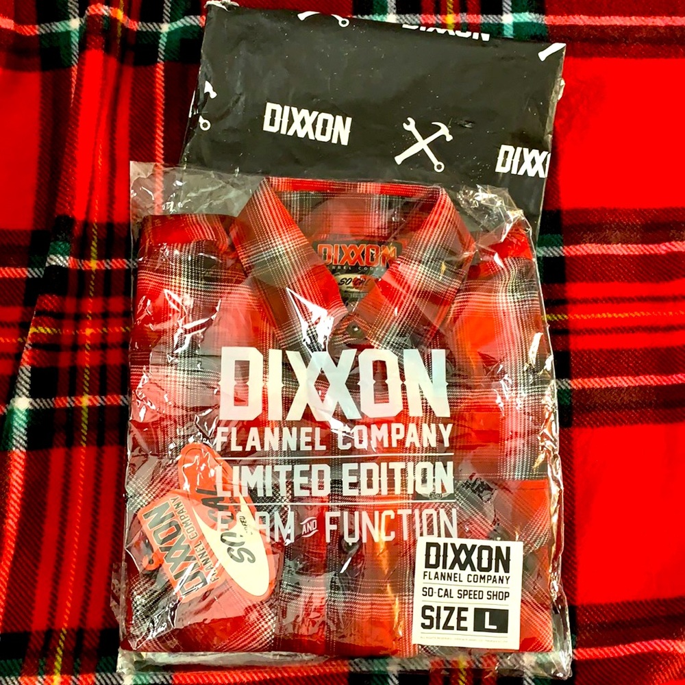 BNWT AUTHENTIC LIMITED EDITION SO CAL DIXXON FLANNEL